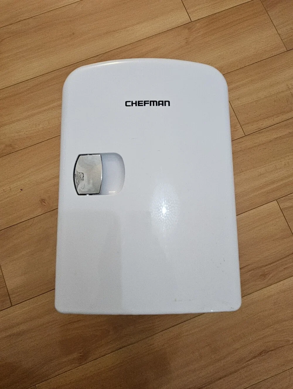 Tiny 5 LB Chefman White Compact Appliance - Countertop Mini Fridge